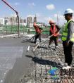 中铁北京工程局西安航天基地城市管理服务站项目部 综合物资库一层施工全部完成