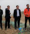 彭阳县副县长王继讲到中铁二十一局四公司银昆高速公路项目调研
