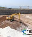 中铁北京工程局一公司西安航天基地城市管理服务站压缩转运车间地基处理施工全部完成