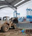 成绵苍巴项目五分部完成拌合站建站重要节点工程