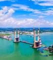 调顺跨海大桥最后一个薄壁空心墩浇筑完成