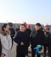 中国铁路郑州铁路局集团有限公司副总经理葛新东到中铁七局新建洛阳动车所项目调研