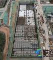 中铁北京工程局一公司西安航天基地城市管理服务站综合物资库基础底板浇筑全部完成