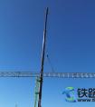 中铁武汉电气化局大瑞铁路接触网首组硬横梁成功架设