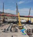 张扁高速公路全线首座收费站大棚网架吊装完成