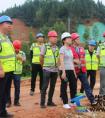 江西省质监局领导到中铁二十一局三公司祁婺高速公路项目检查质量安全管理工作