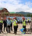 甘肃省交通厅到中铁二十一局四公司天庄项目检查指导工作
