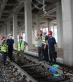 华南建设广州地铁五分部五工区完成停车场接触网首件样板验收